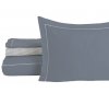 Постельное белье Turkiz - Kalamaki Grey (Turkey), евро комплект
